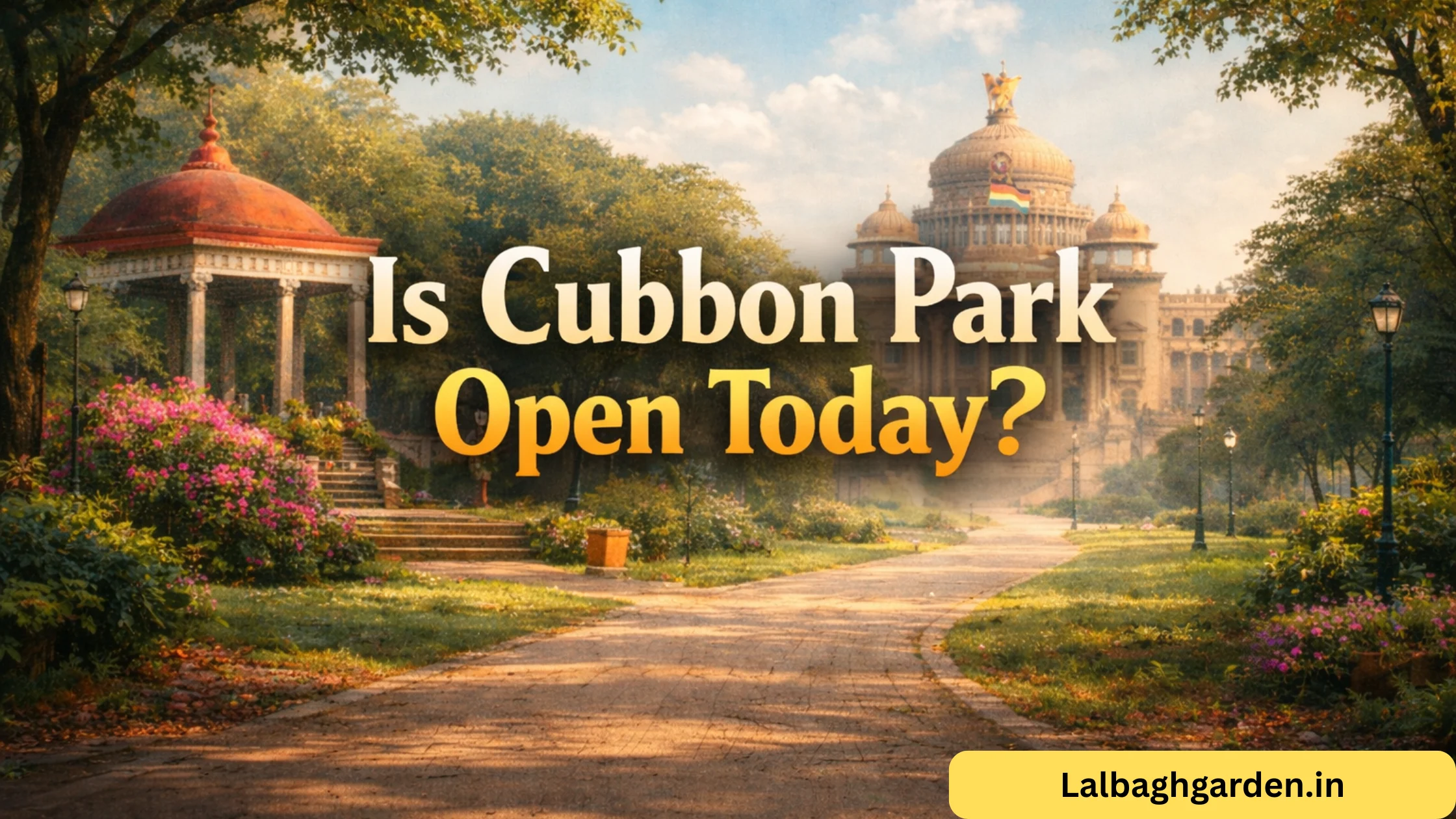 is cubbon park open today