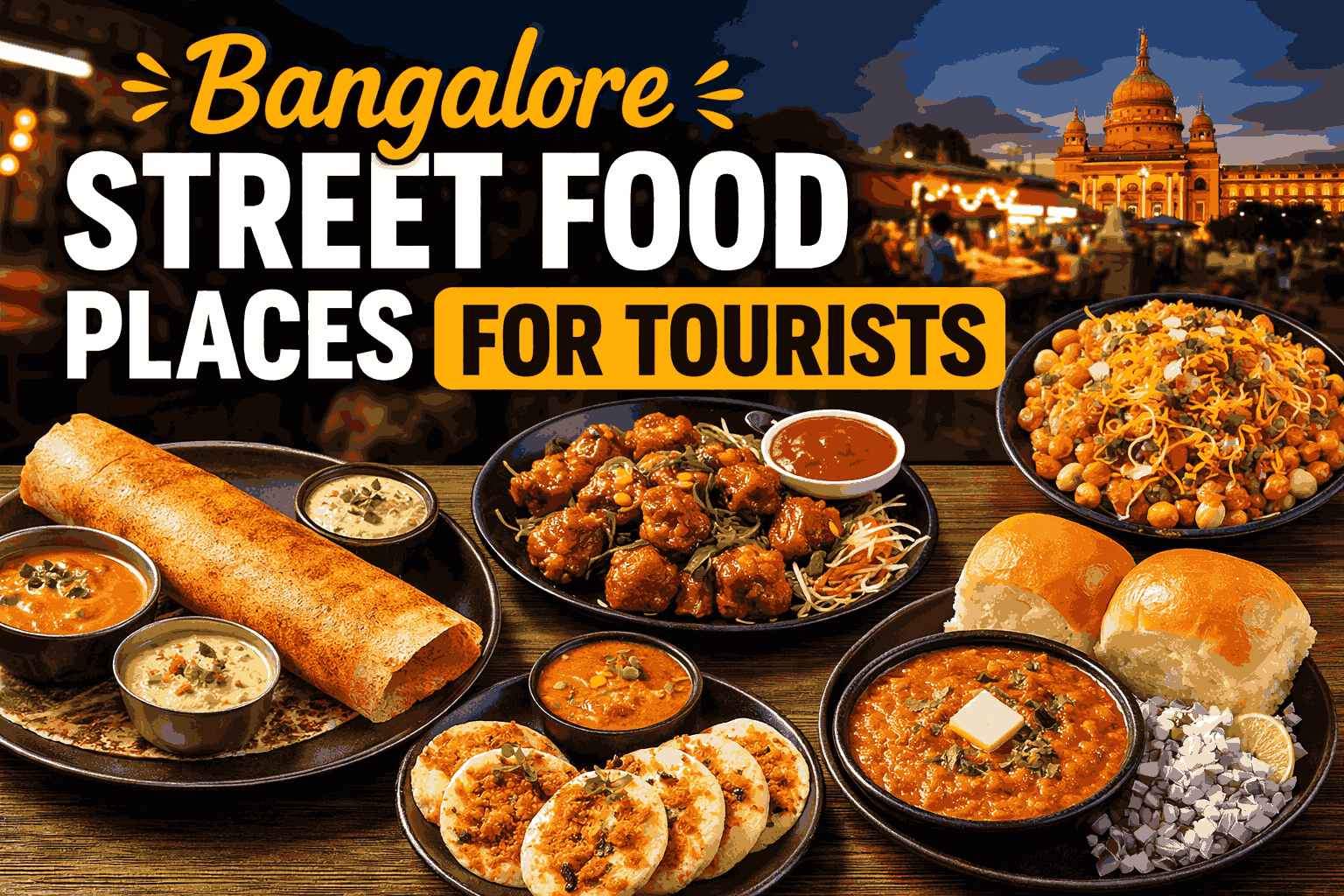 Bangalore Street Food Places for Tourists