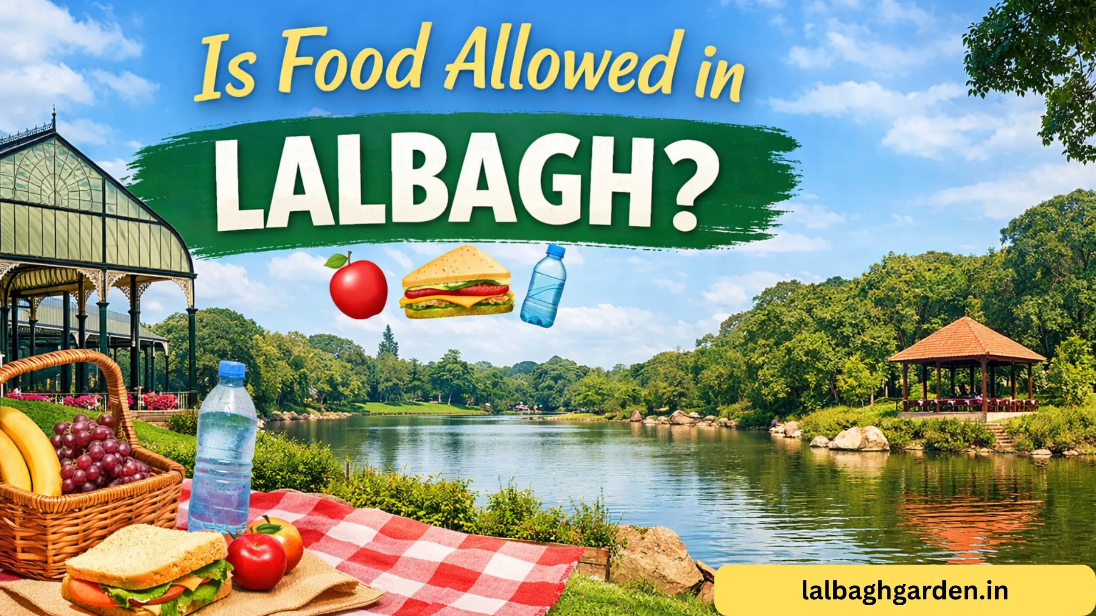 is food allowed in lalbagh