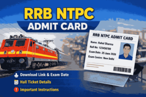 RRB NTPC Admit Card