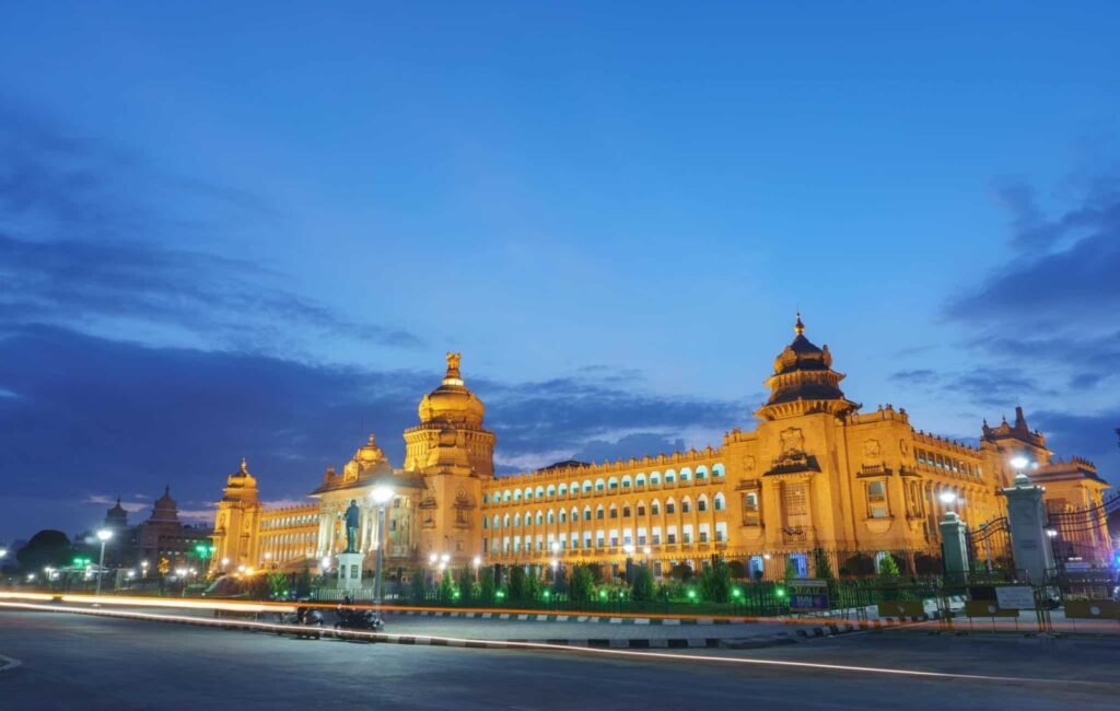 Vidhana Soudha - Bangalore at night